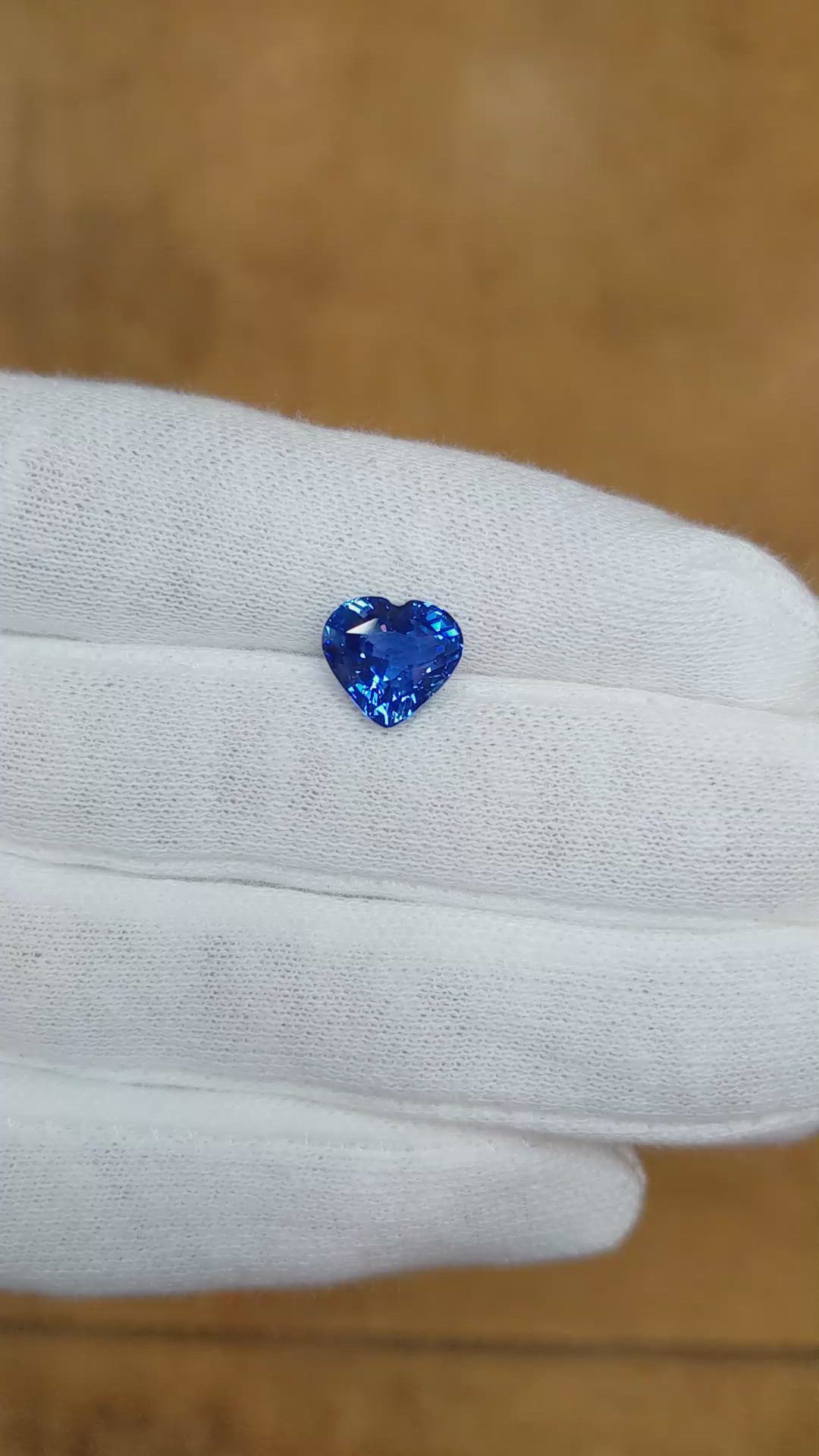 3.10 Ct. Blue Sapphire from Madagascar Size Video