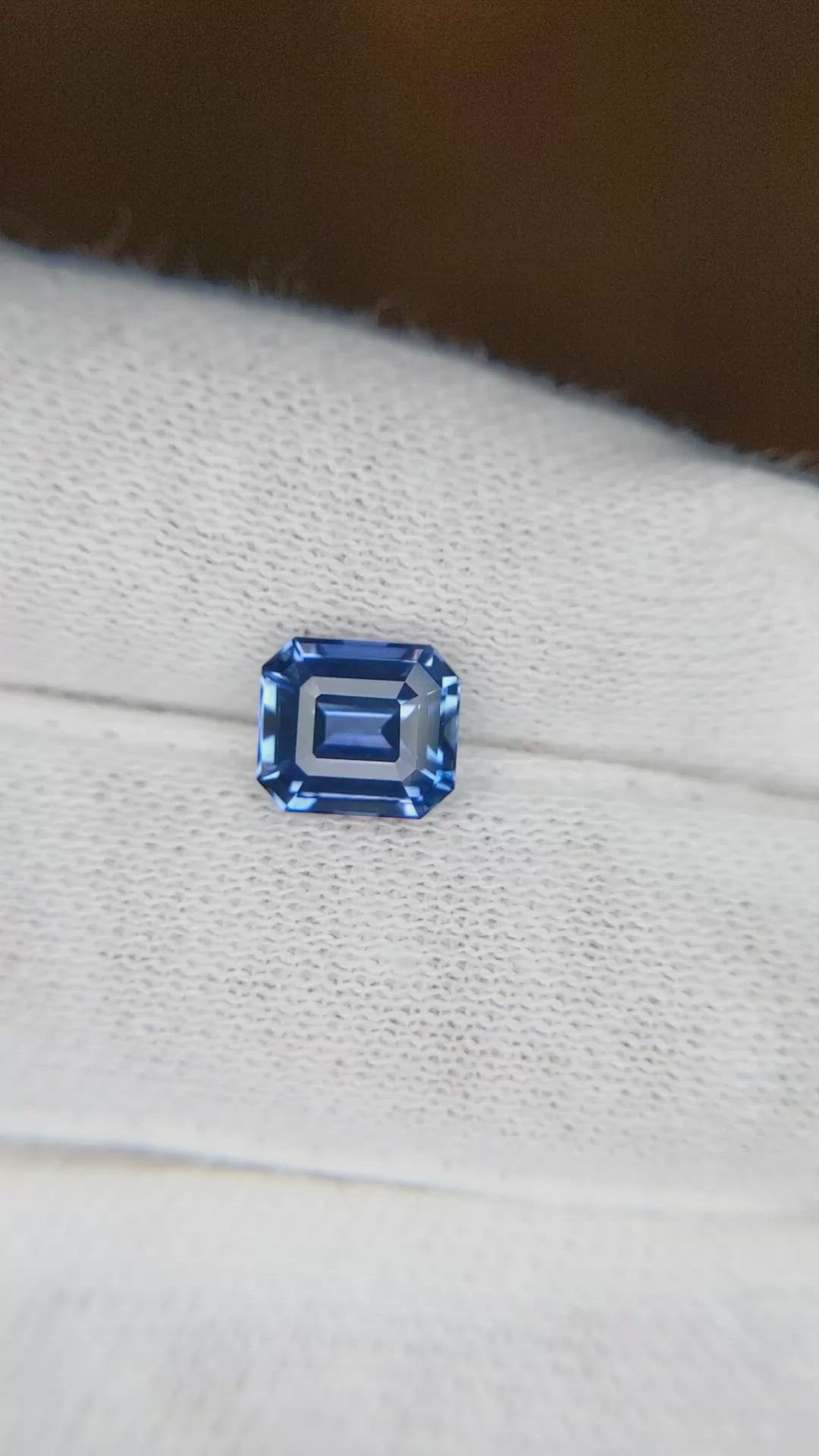 2.07 Ct. Blue Sapphire from Ceylon (Sri Lanka) Size Video