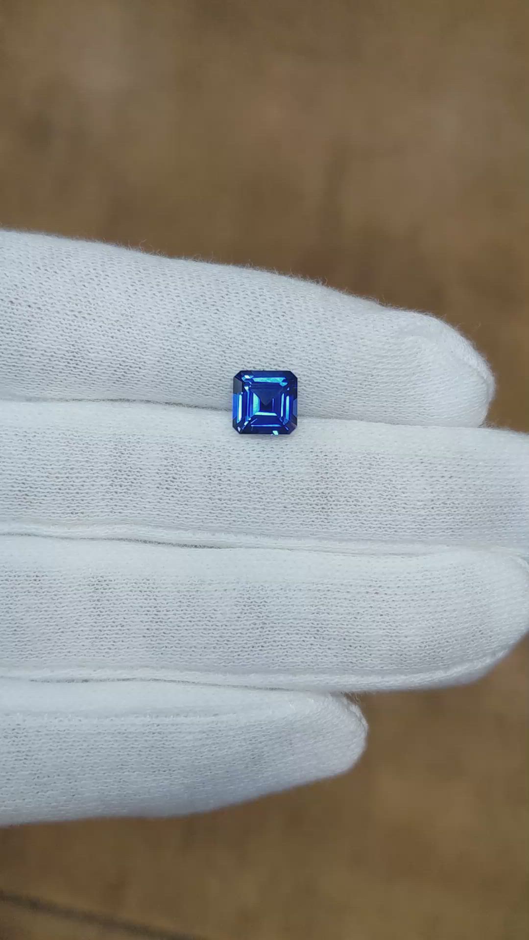 2.05 Ct. Blue Sapphire from Ceylon (Sri Lanka) Size Video