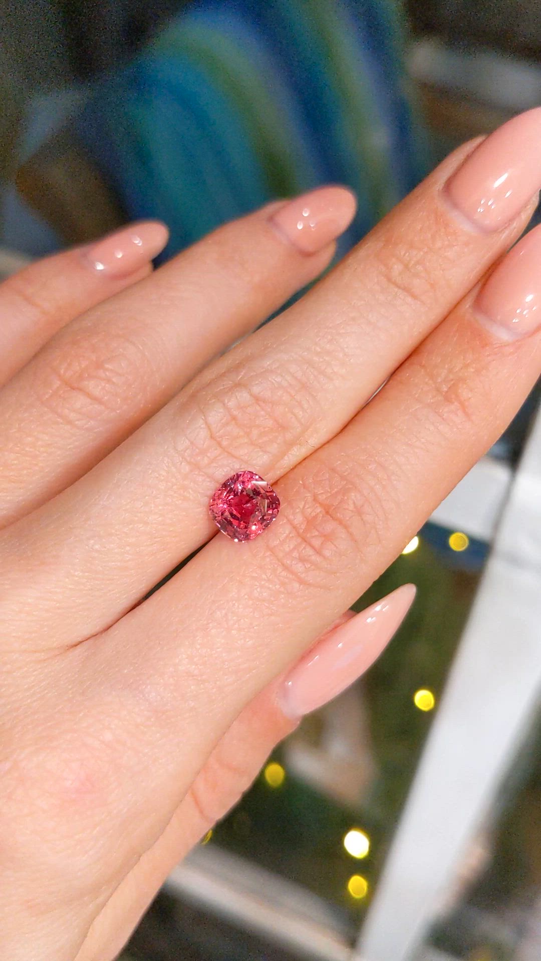 2.16 Ct. Padparadscha Sapphire from Madagascar Size Video