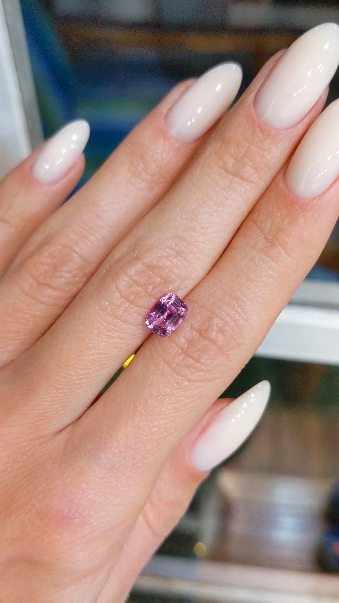 1.73 Ct. Pink Sapphire from Ceylon (Sri Lanka) Size Video