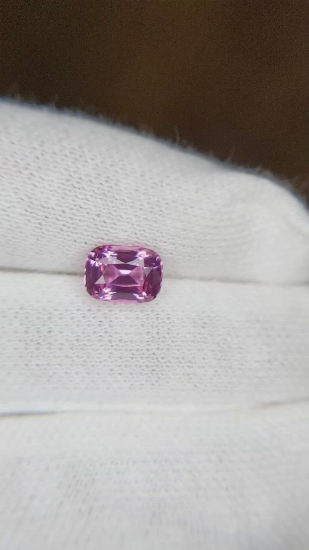 1.73 Ct. Pink Sapphire from Ceylon (Sri Lanka) Size Video