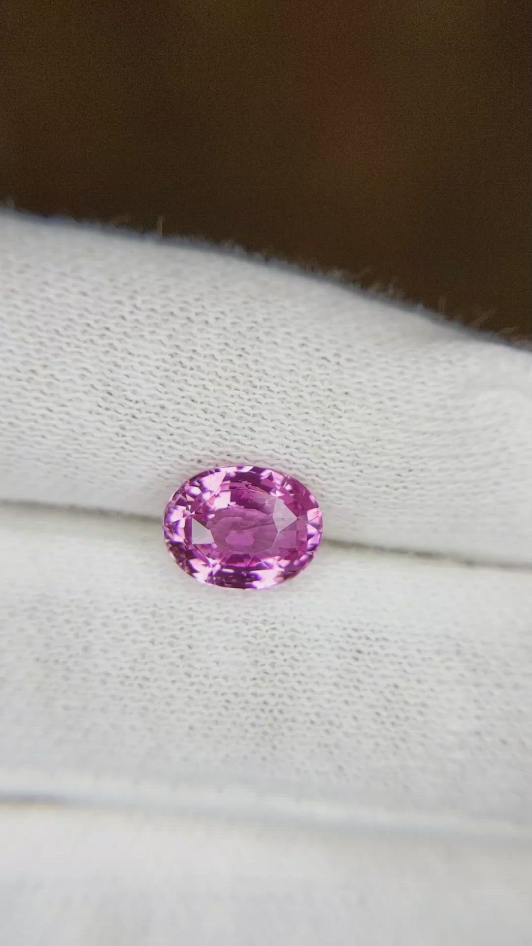 2.51 Ct. Pink Sapphire from Madagascar Size Video