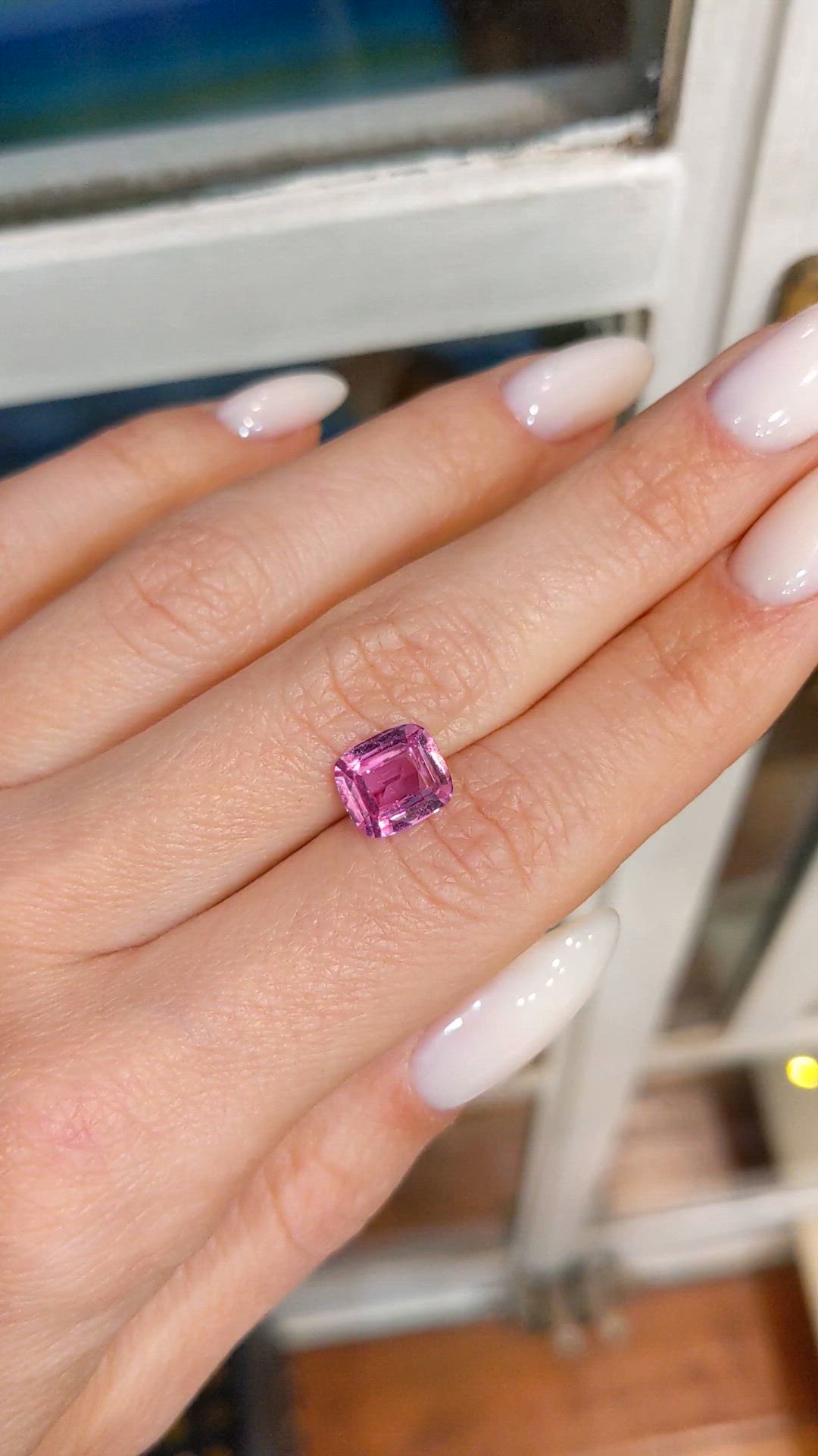 2.26 Ct. Pink Sapphire from Madagascar Size Video