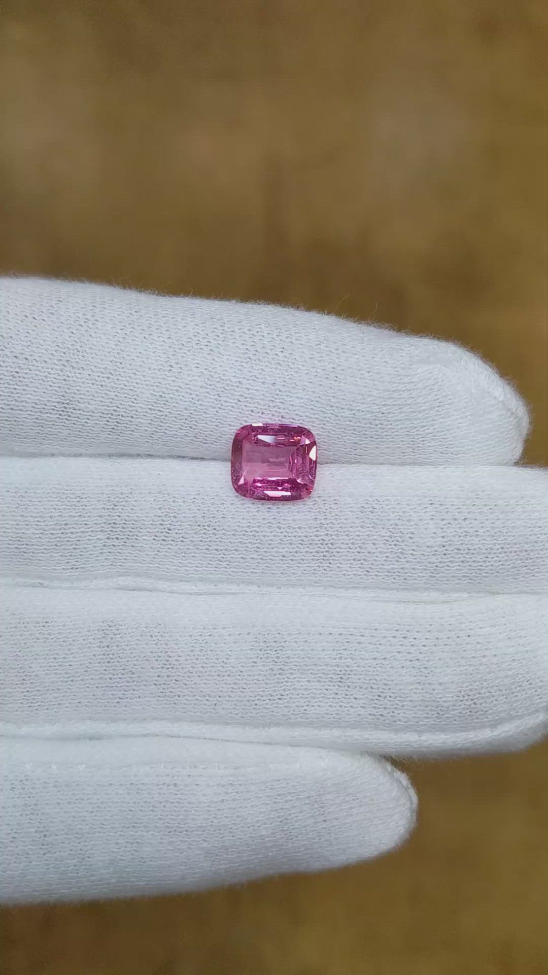 2.26 Ct. Pink Sapphire from Madagascar Size Video