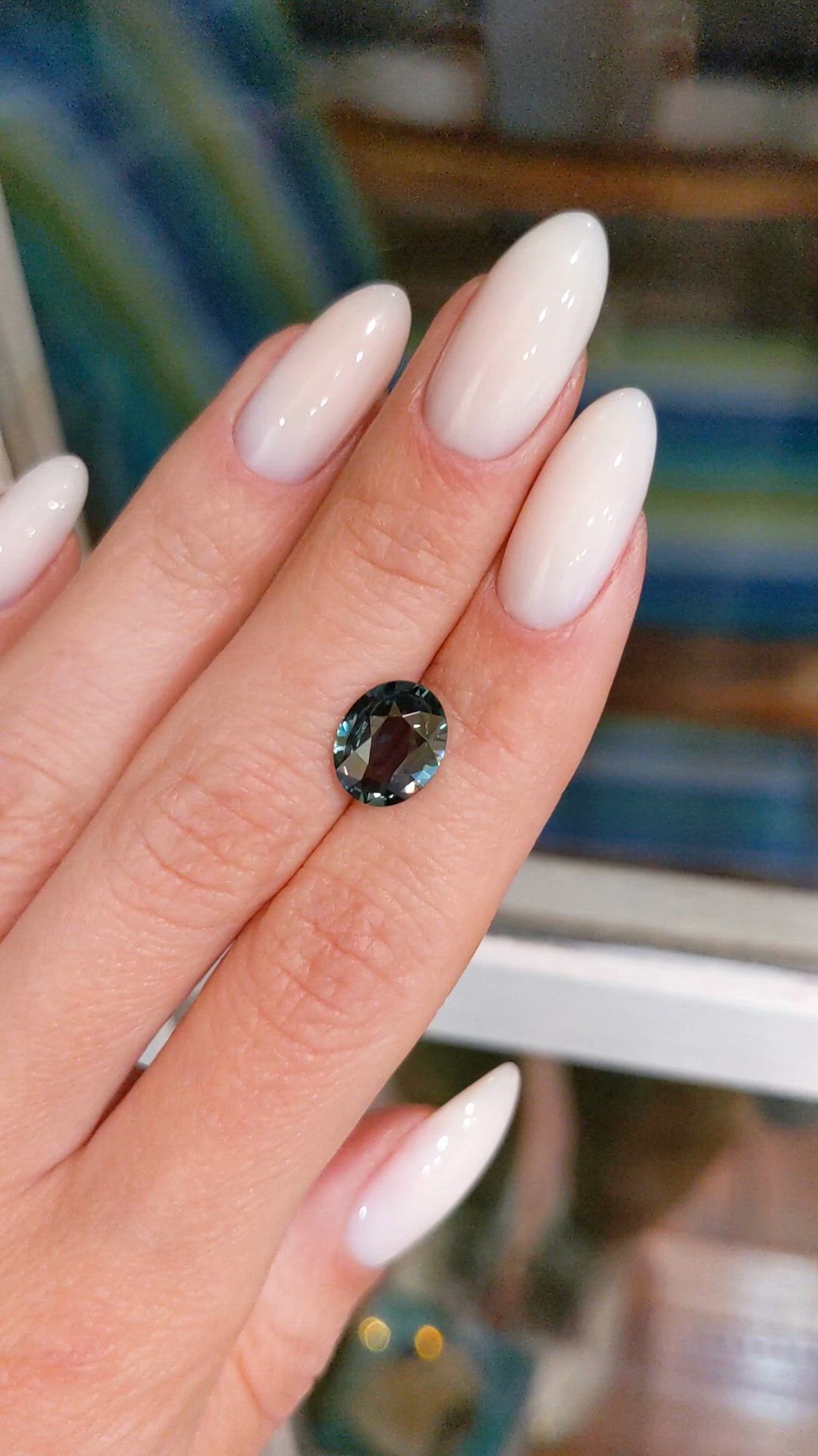 2.85 Ct. Sapphire from Ceylon (Sri Lanka) Size Video