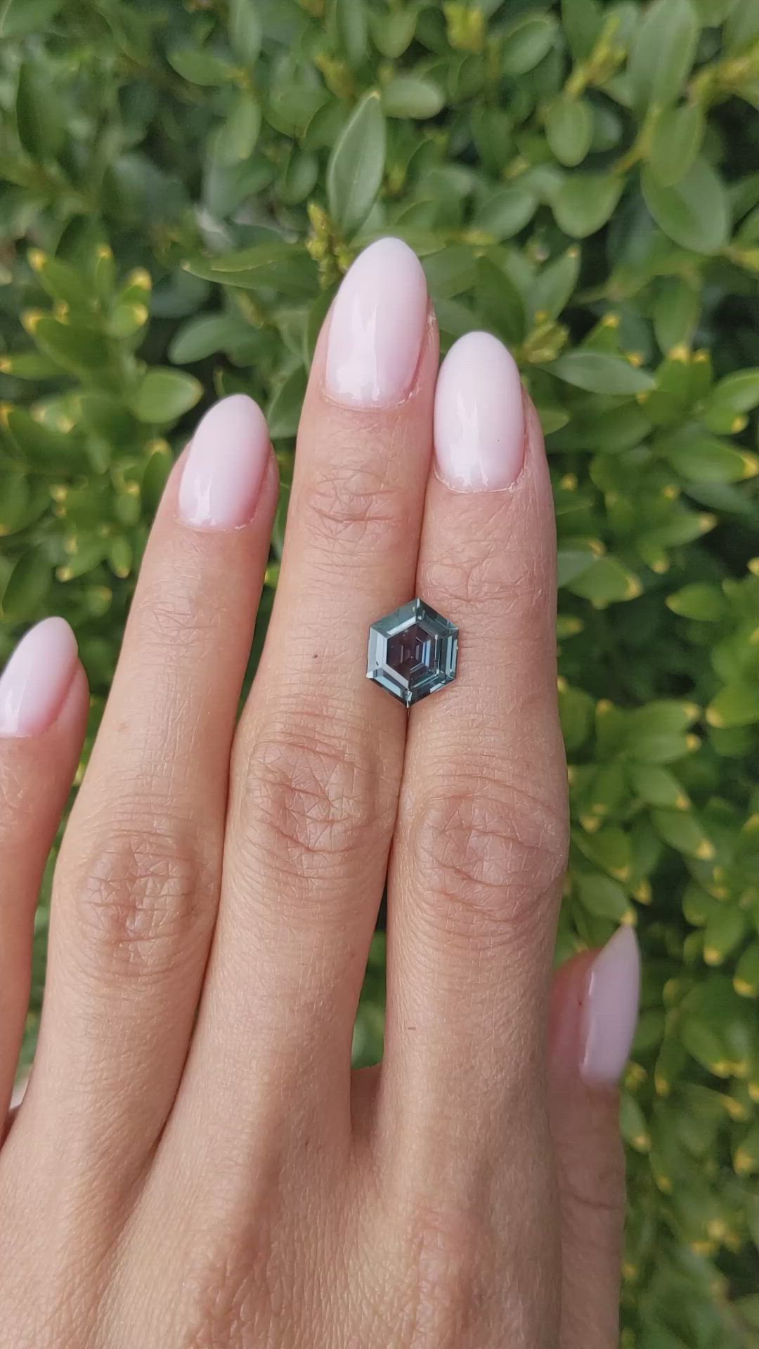 2.98 Ct. Bluish Green Sapphire from Ceylon (Sri Lanka) Size Video