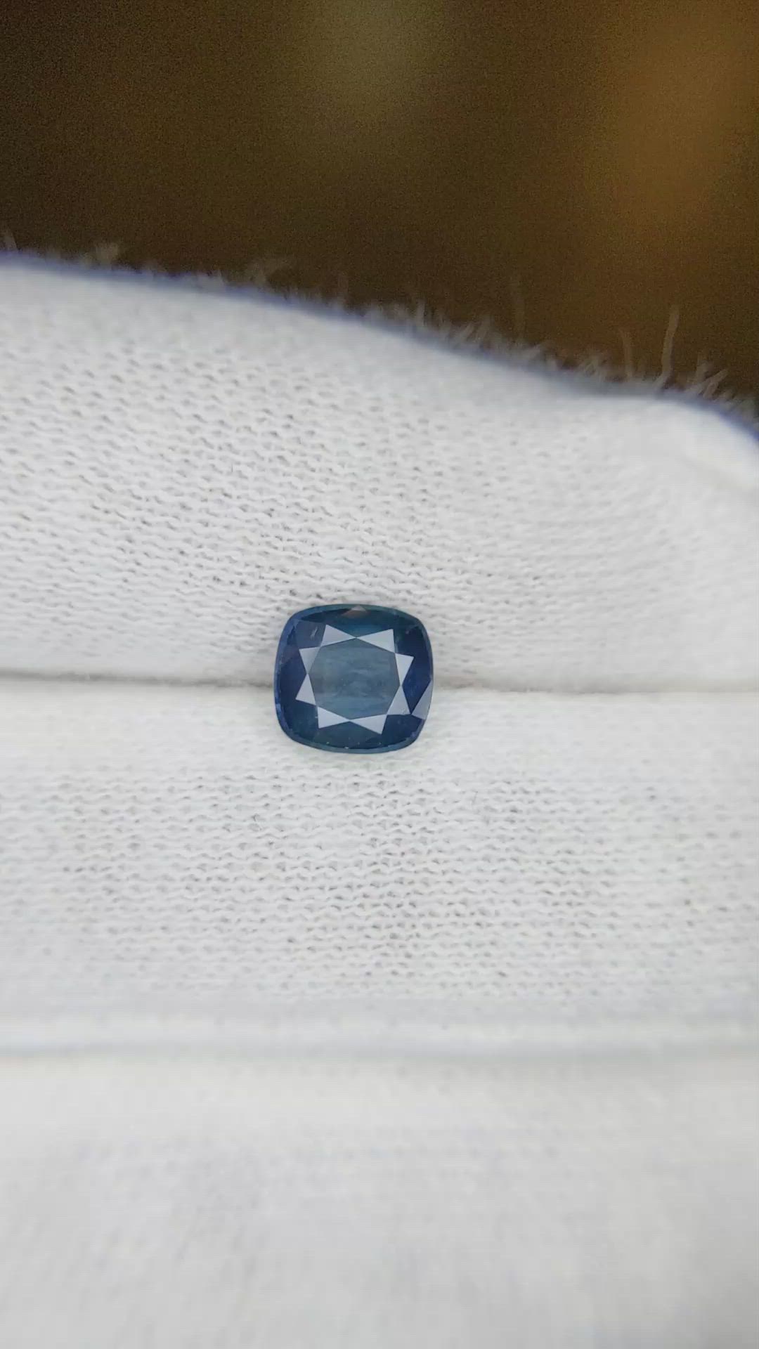 1.30 Ct. Blue Sapphire from Ceylon (Sri Lanka) Size Video
