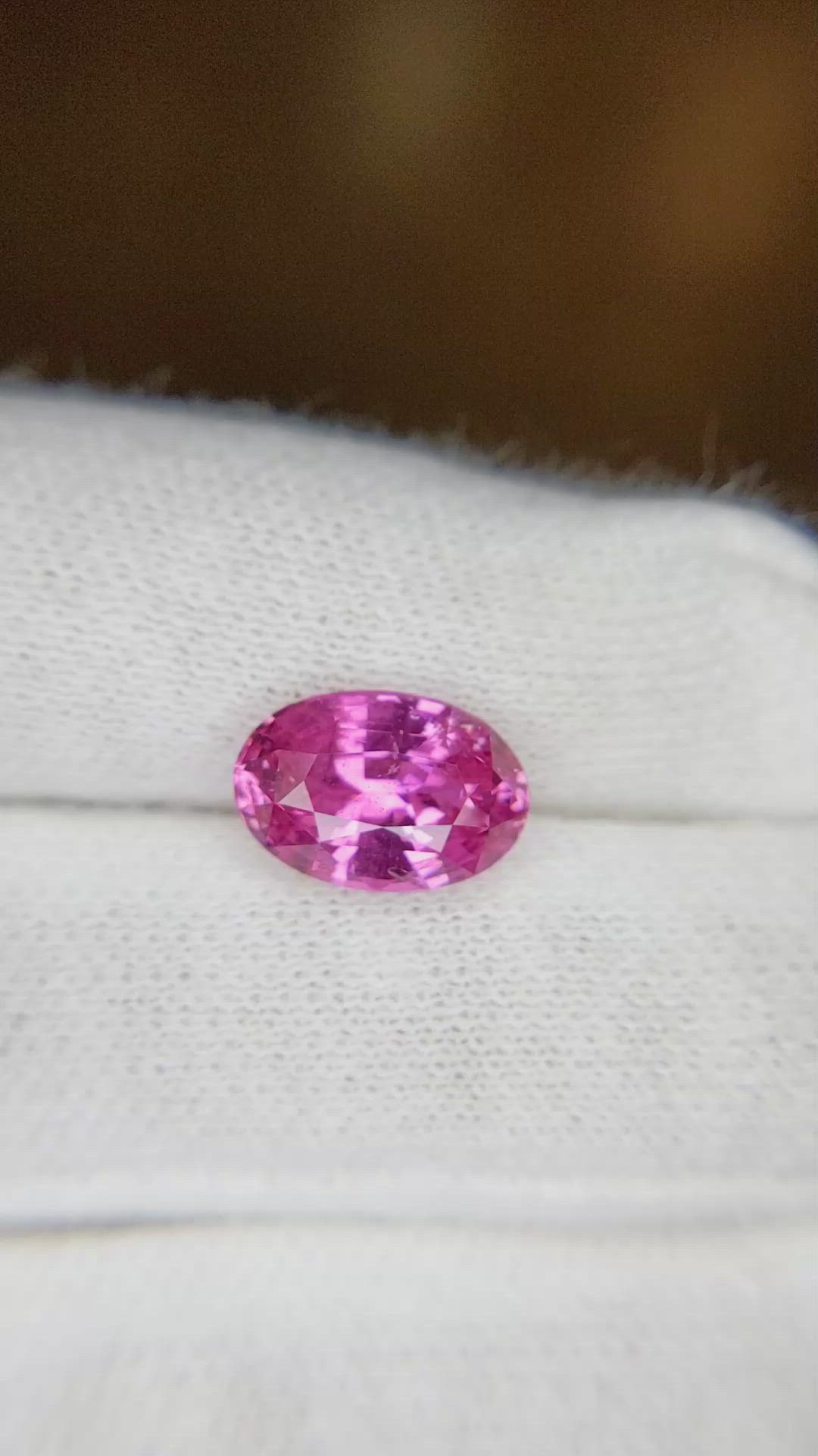 4.13 Ct. Pink Sapphire from Madagascar Size Video