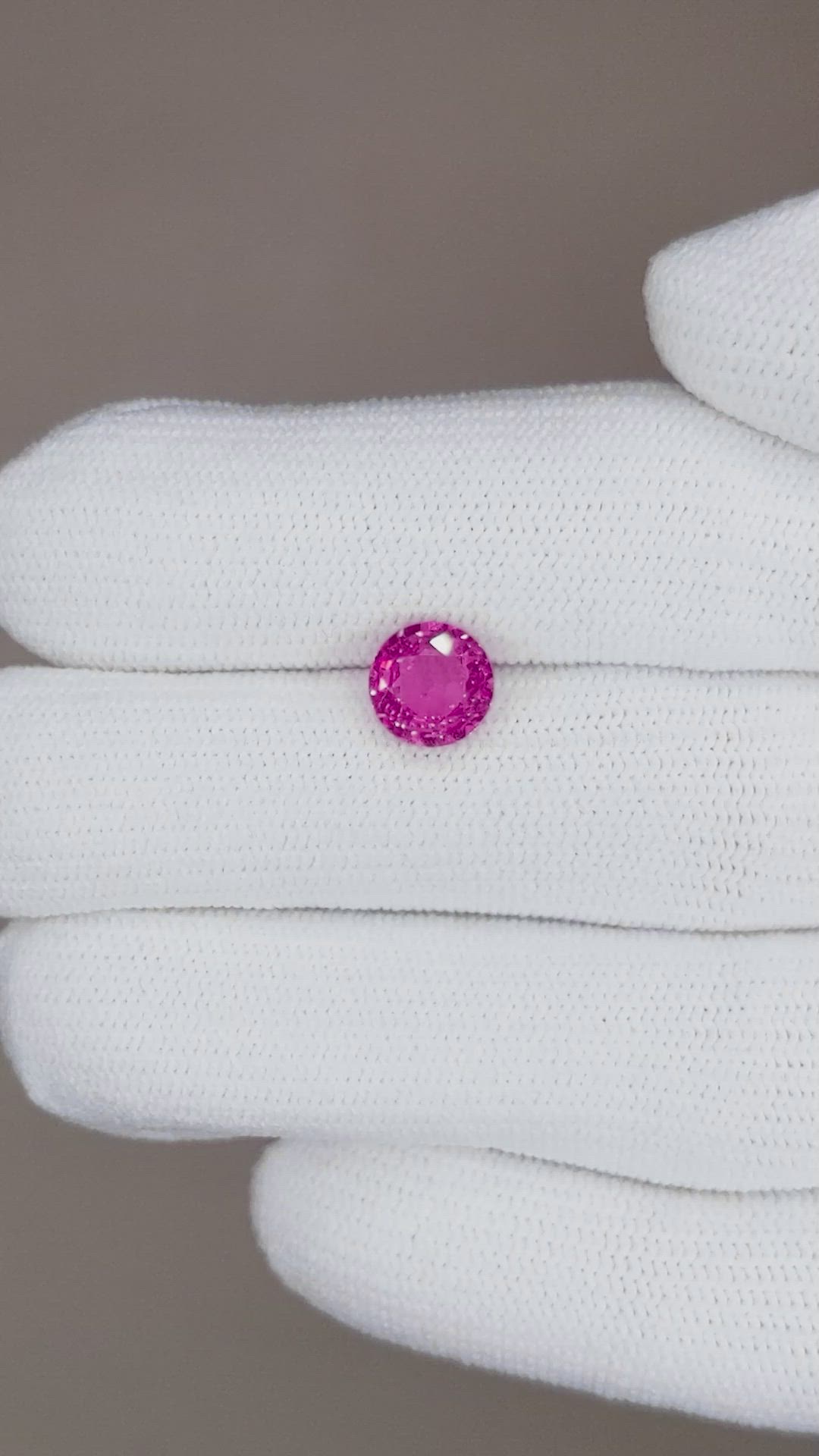 1.51 Ct. Pink Sapphire from Ceylon (Sri Lanka) Size Video