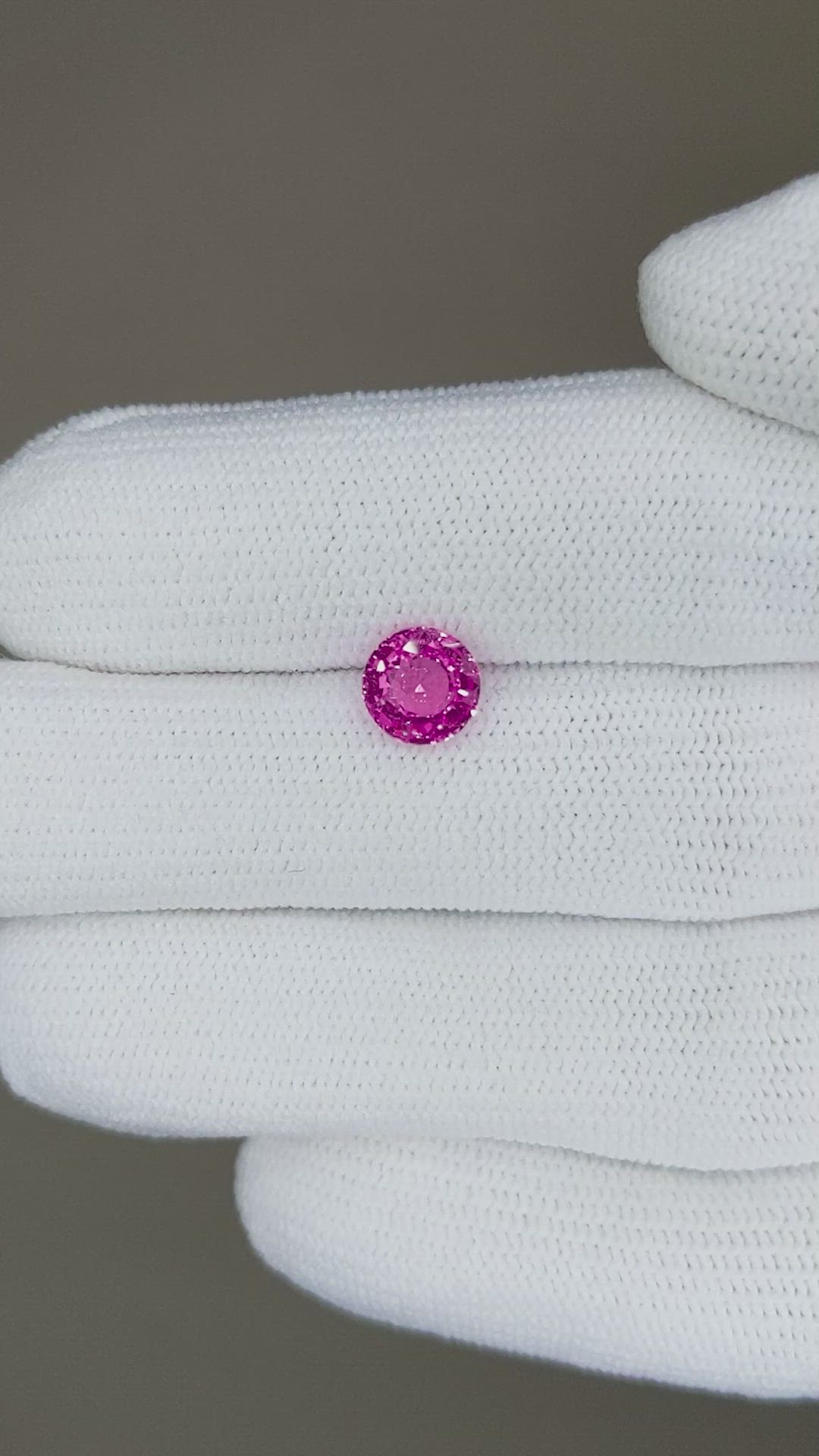 1.27 Ct. Pink Sapphire from Ceylon (Sri Lanka) Size Video