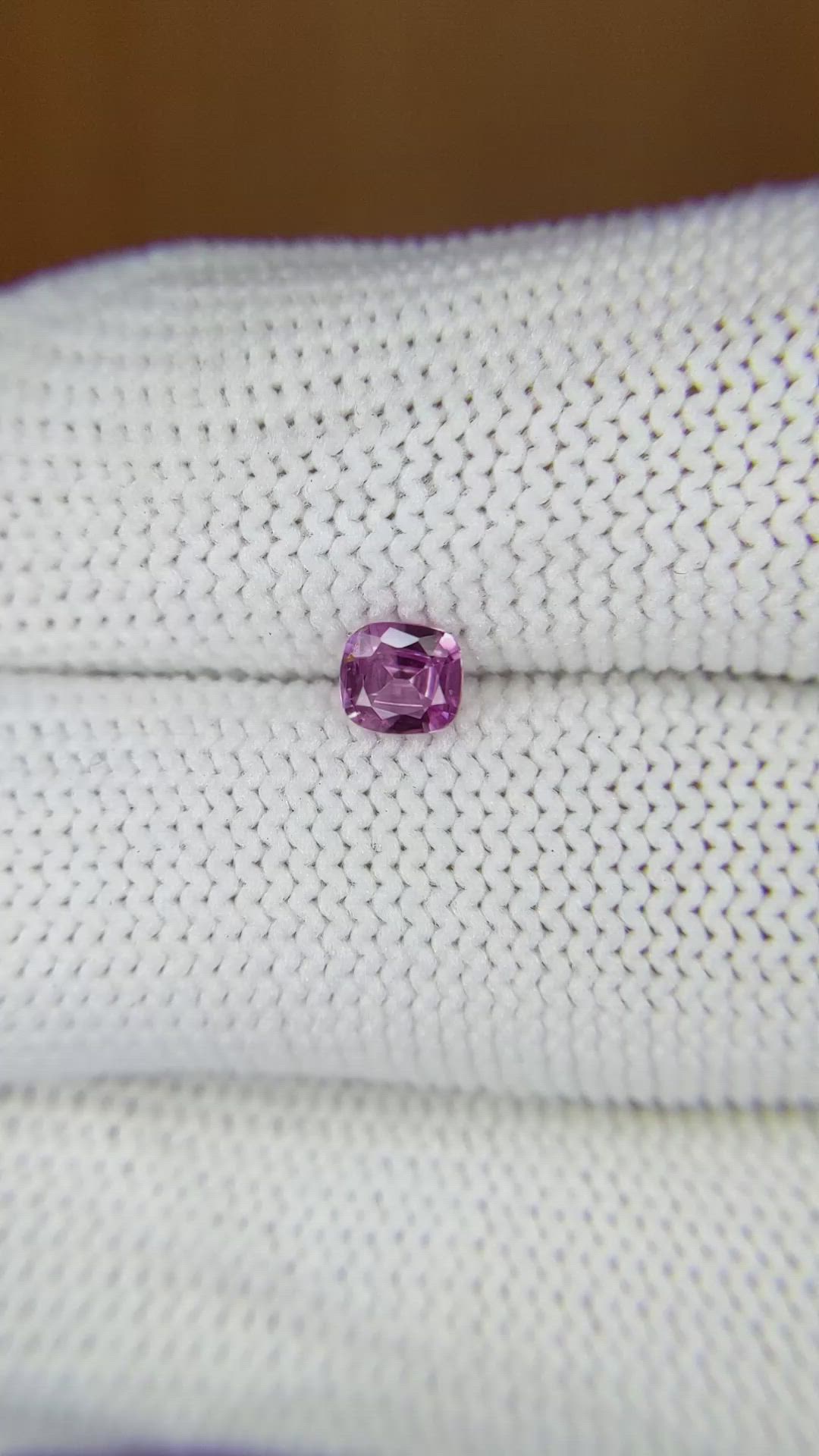 0.44 Ct. Purple Sapphire from Ceylon (Sri Lanka) Size Video