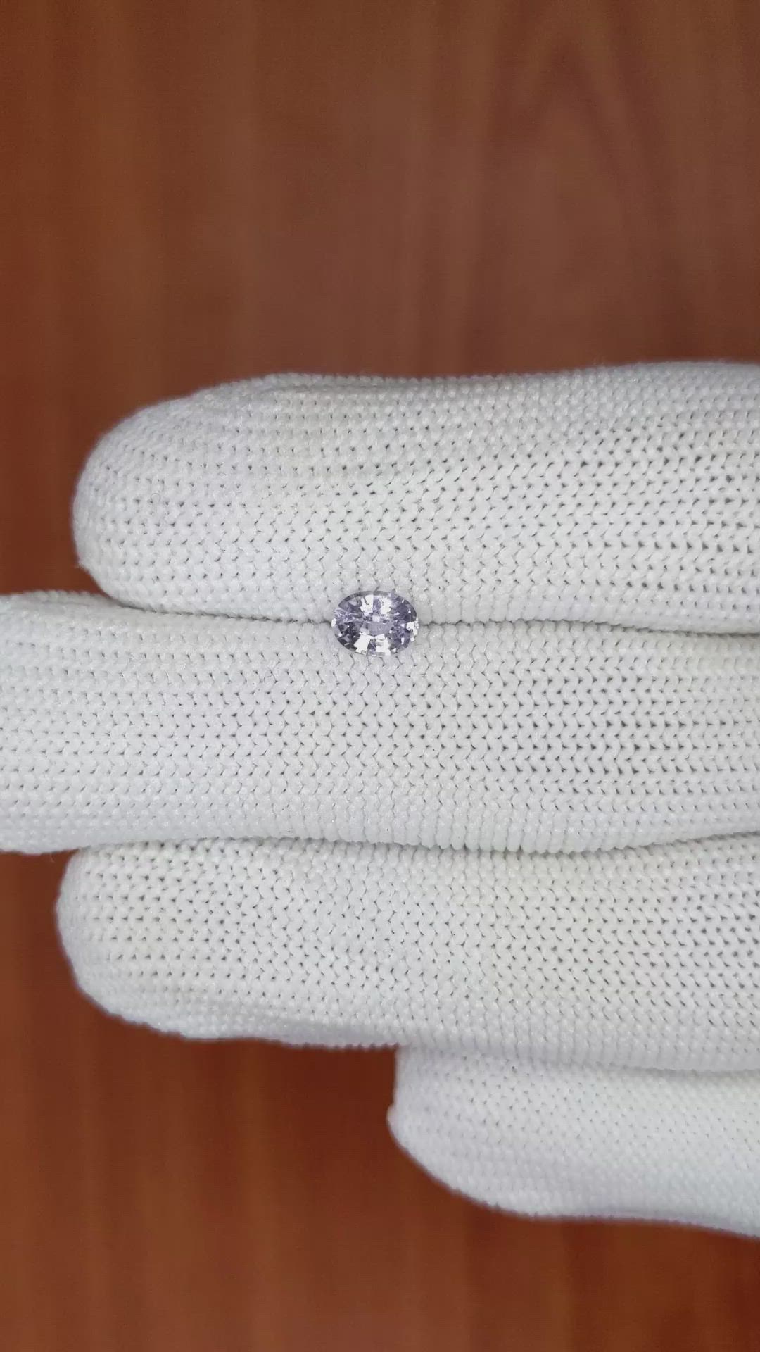 0.55 Ct. Purple Sapphire from Ceylon (Sri Lanka) Size Video