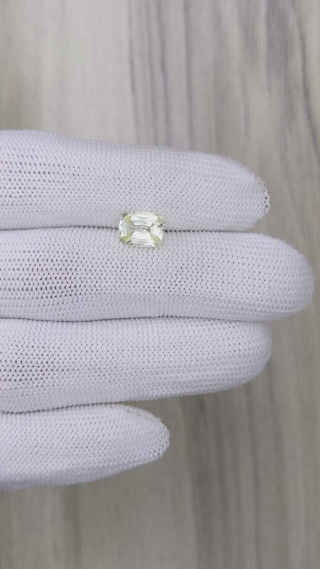 1.72 Ct. Yellow Sapphire from Ceylon (Sri Lanka) Size Video