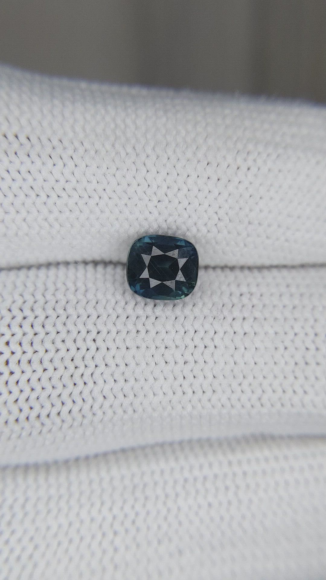 1.58 Ct. Greenish Blue Sapphire from Ceylon (Sri Lanka) Size Video
