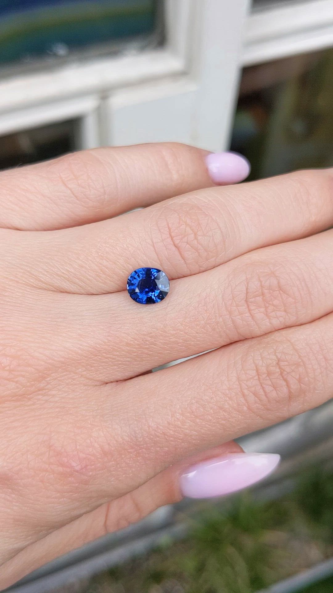 1.30 Ct. Sapphire from Thailand Size Video