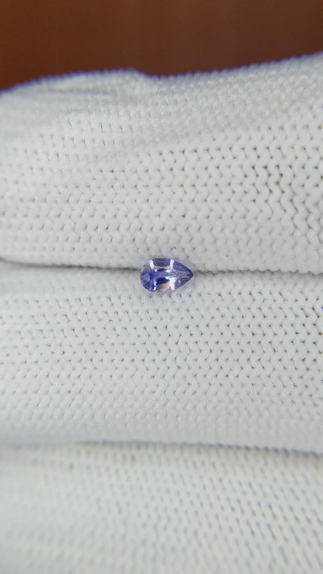 0.23 Ct. Blue Sapphire from Ceylon (Sri Lanka) Size Video