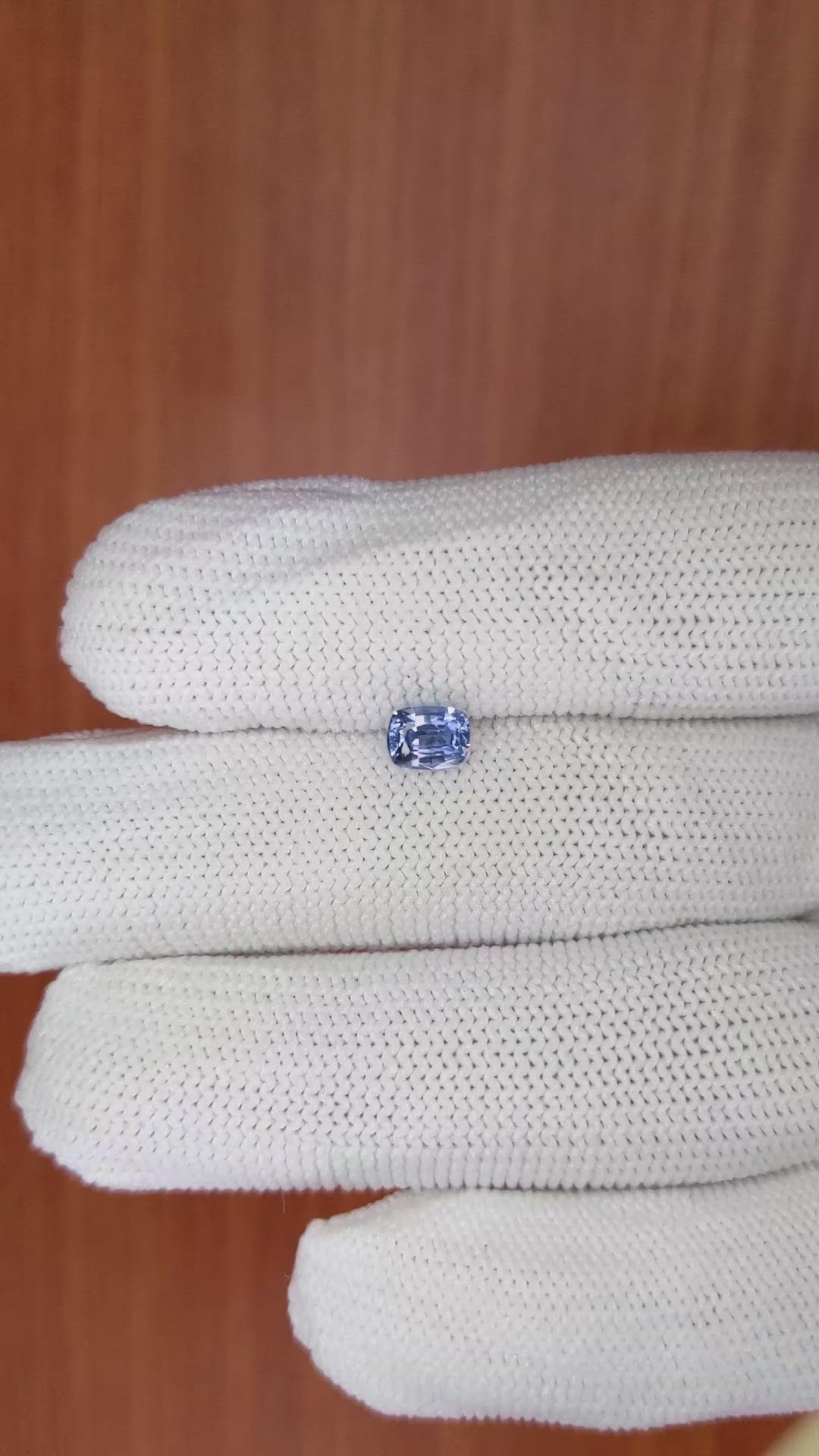 0.79 Ct. Blue Sapphire from Ceylon (Sri Lanka) Size Video