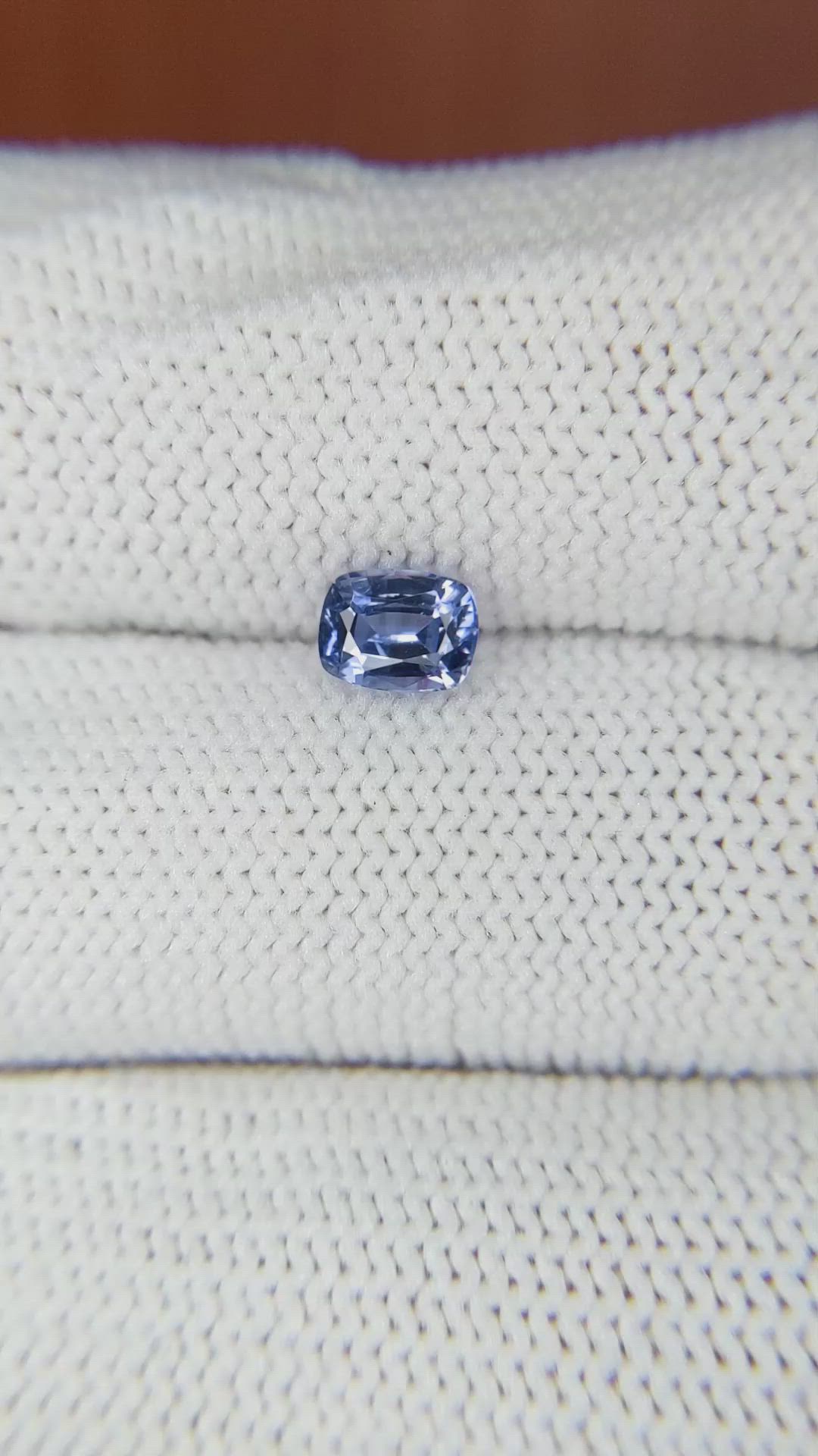 0.79 Ct. Blue Sapphire from Ceylon (Sri Lanka) Size Video