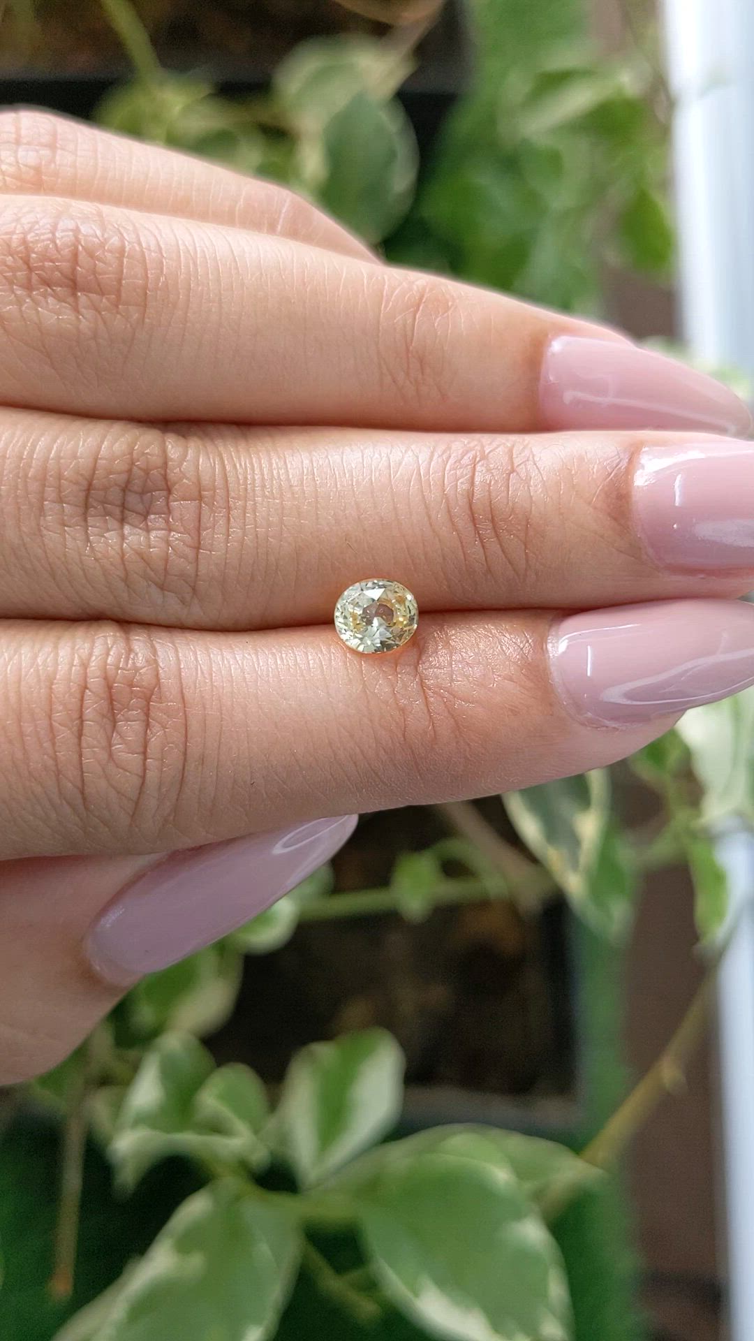 1.10 Ct. Yellow Sapphire from Ceylon (Sri Lanka) Size Video