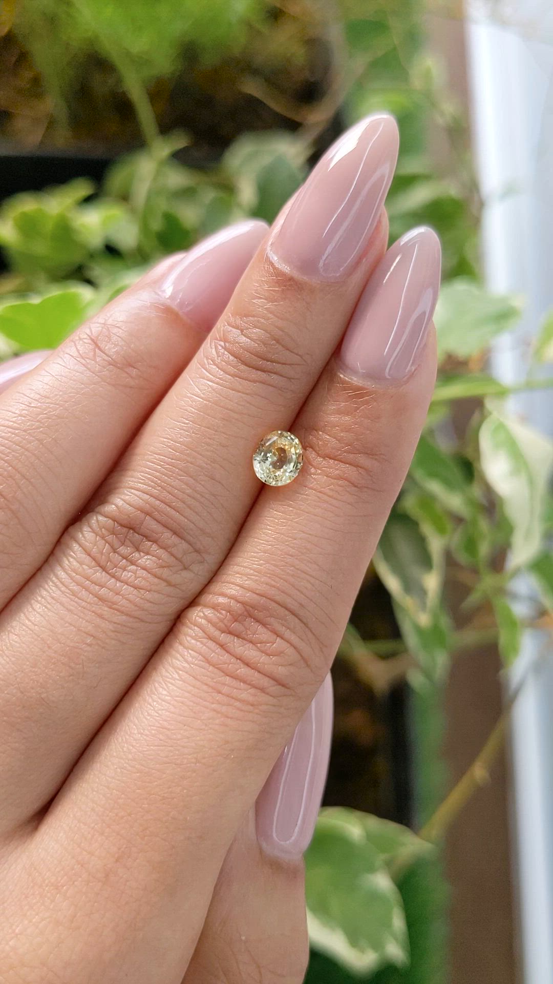 1.10 Ct. Yellow Sapphire from Ceylon (Sri Lanka) Size Video