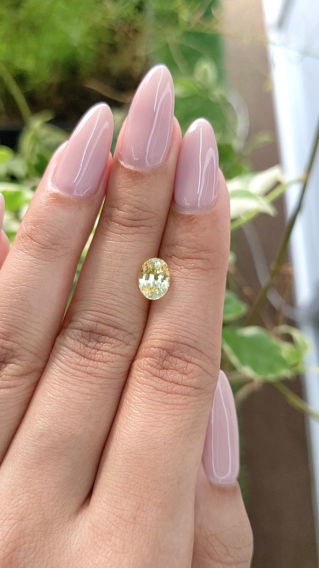 1.70 Ct. Yellow Sapphire from Ceylon (Sri Lanka) Size Video