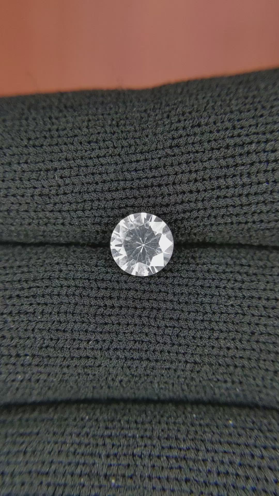 0.96 Ct. White Sapphire from Ceylon (Sri Lanka) Size Video