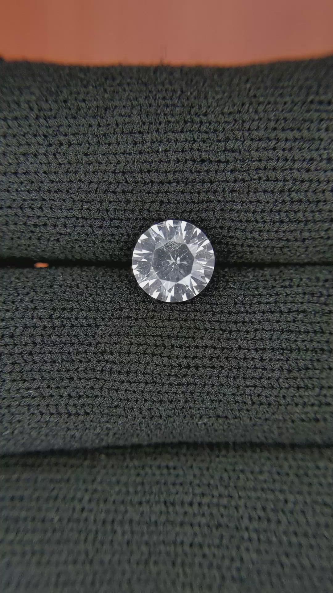 1.66 Ct. White Sapphire from Ceylon (Sri Lanka) Size Video