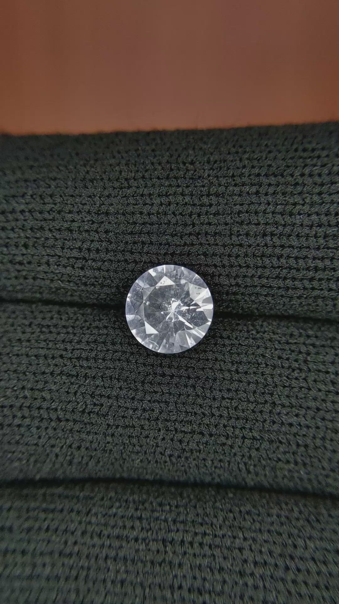 1.75 Ct. White Sapphire from Ceylon (Sri Lanka) Size Video
