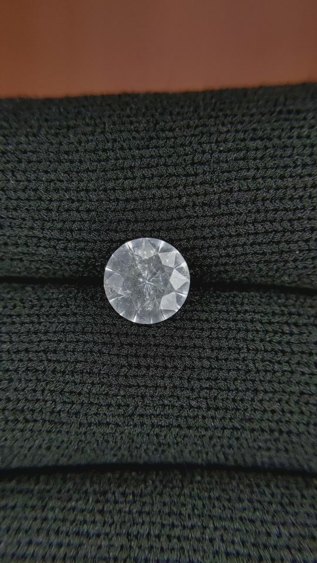1.36 Ct. White Sapphire from Ceylon (Sri Lanka) Size Video