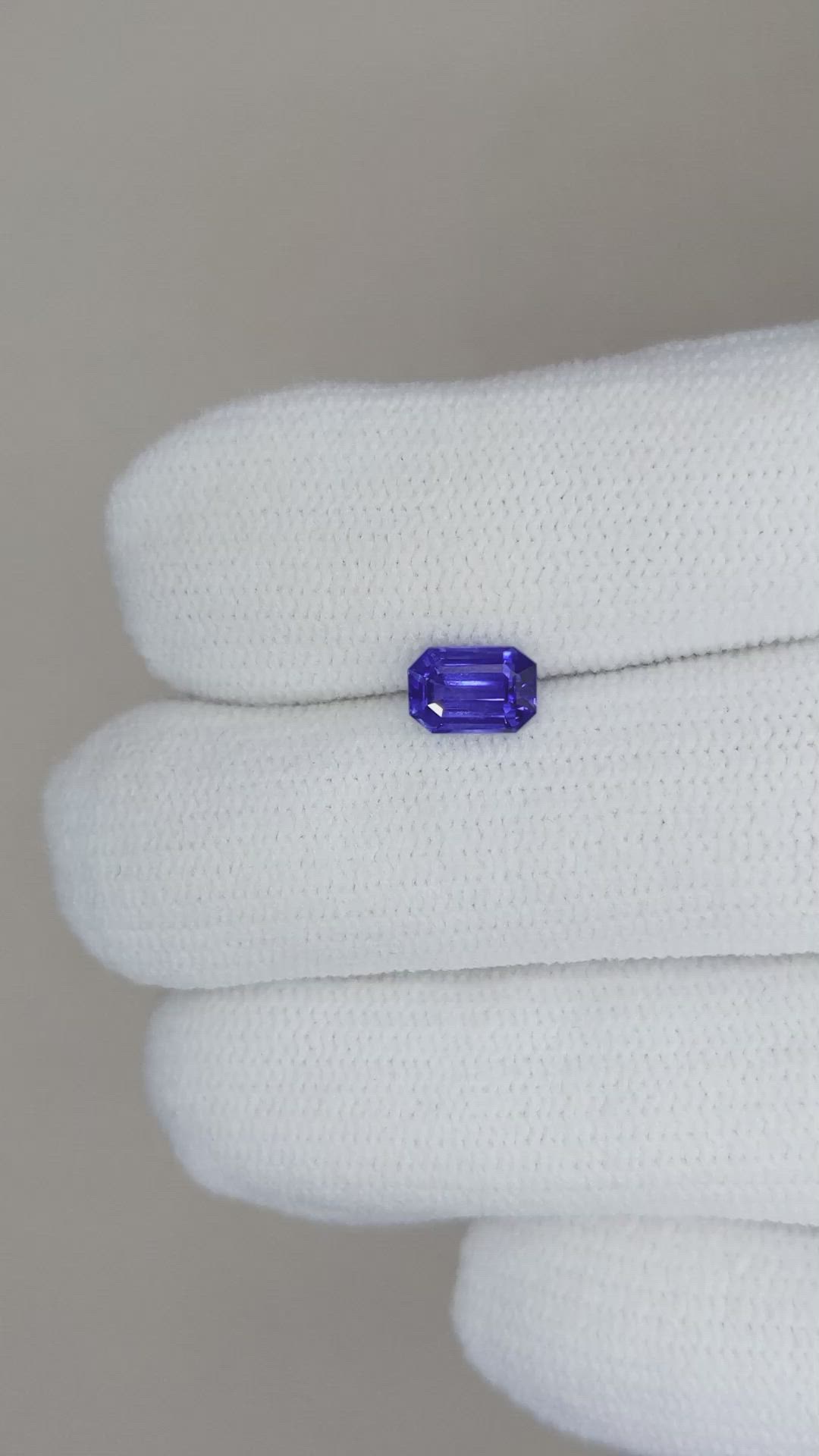 0.76 Ct. Blue Sapphire from Mozambique Size Video