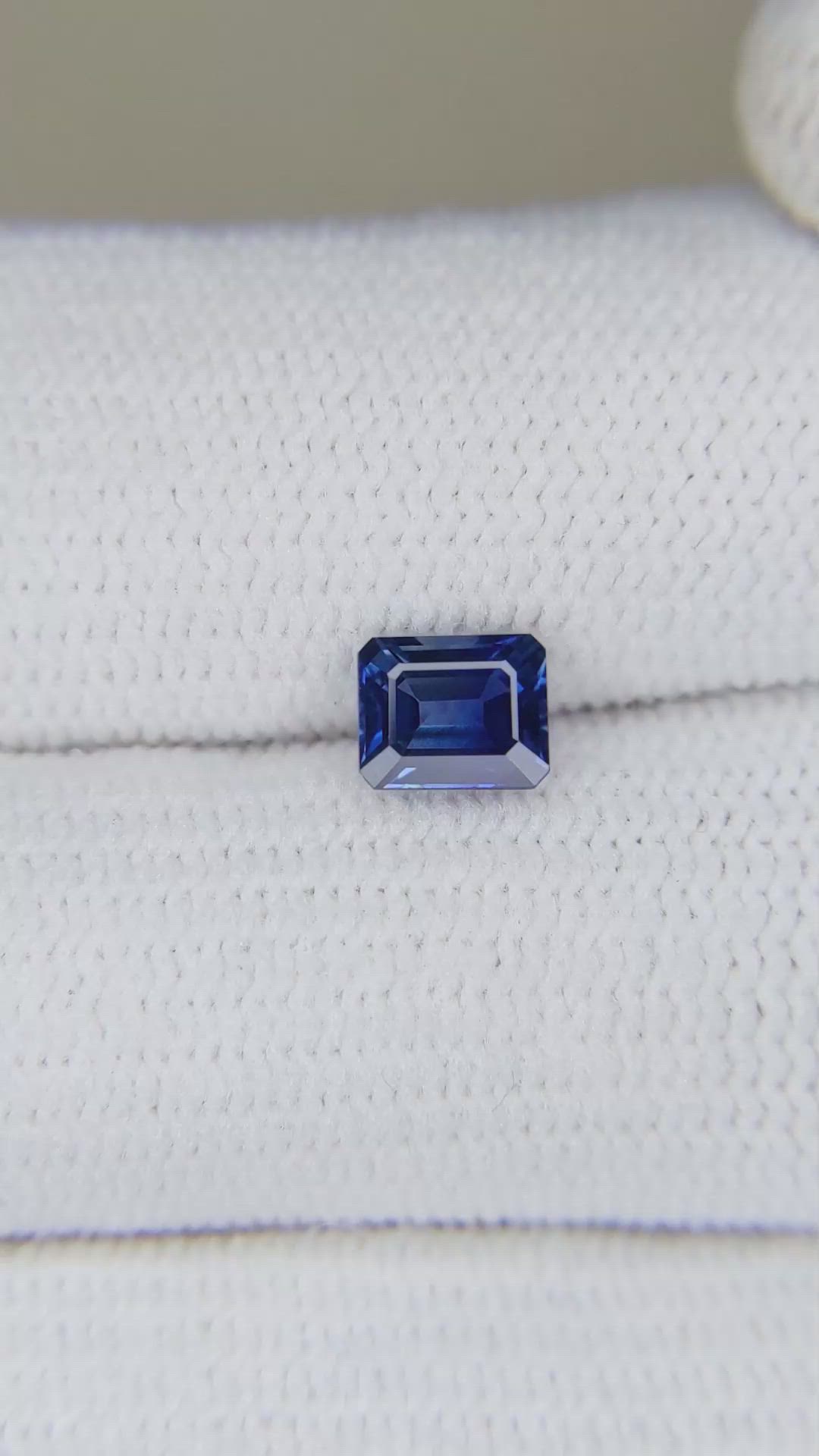 0.62 Ct. Blue Sapphire from Thailand Size Video