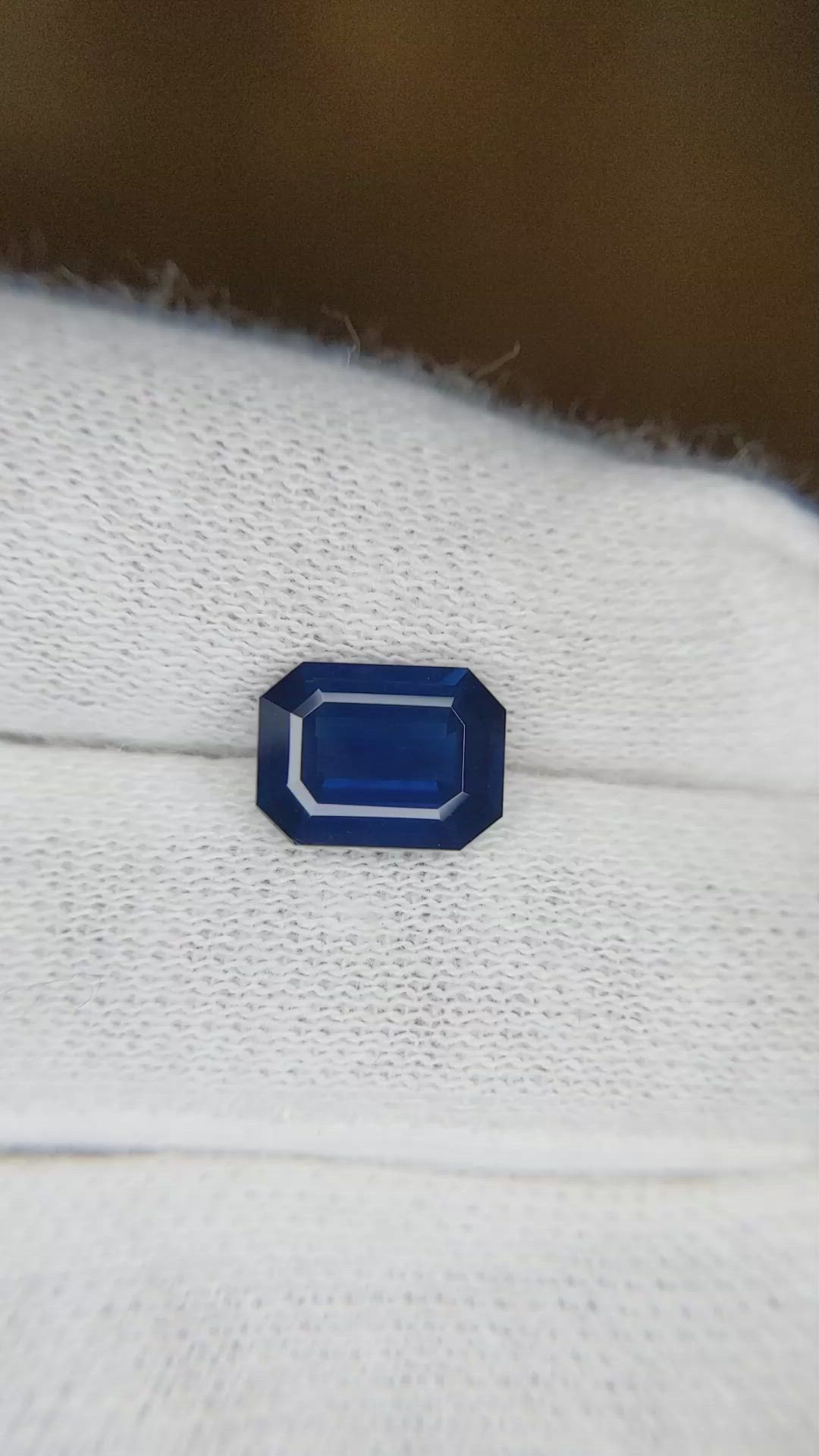 2.08 Ct. Blue Sapphire from Ceylon (Sri Lanka) Size Video