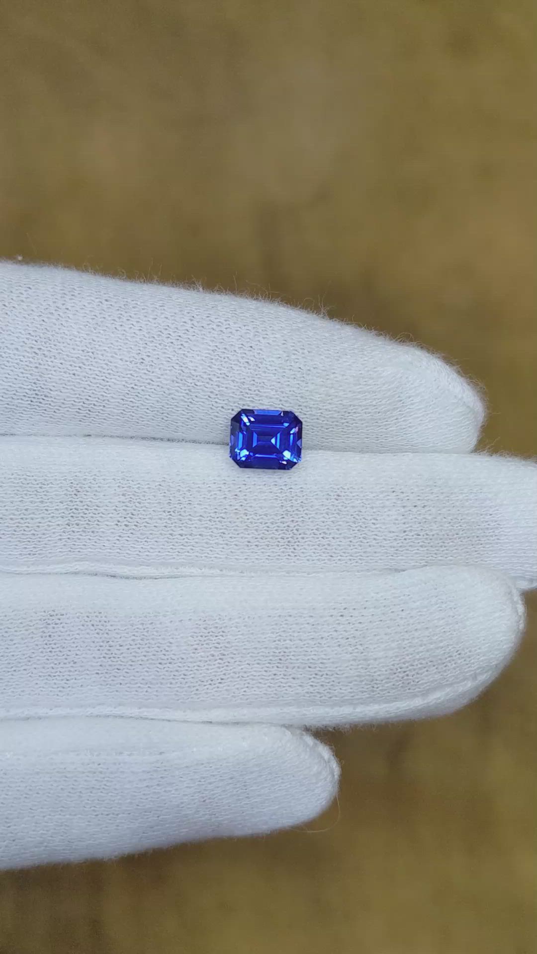 2.16 Ct. Blue Sapphire from Ceylon (Sri Lanka) Size Video