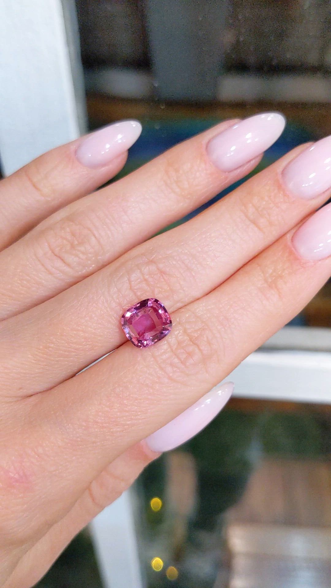 3.02 Ct. Pink Sapphire from Madagascar Size Video