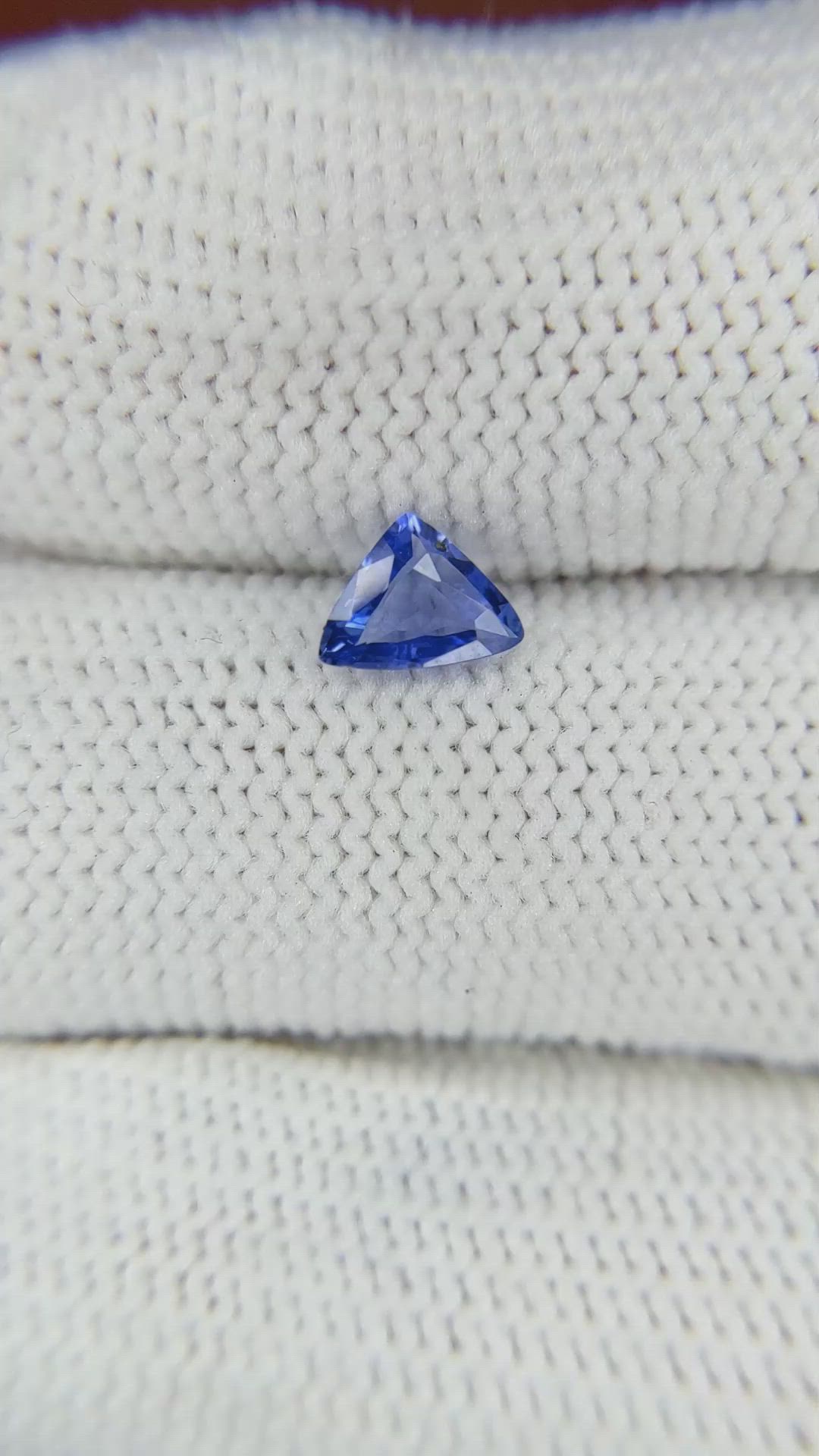 0.44 Ct. Blue Sapphire from Ceylon (Sri Lanka) Size Video