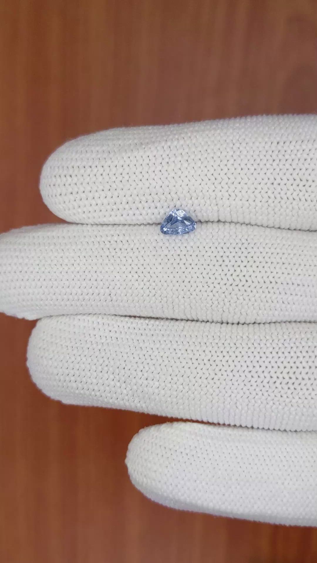 0.53 Ct. Blue Sapphire from Ceylon (Sri Lanka) Size Video