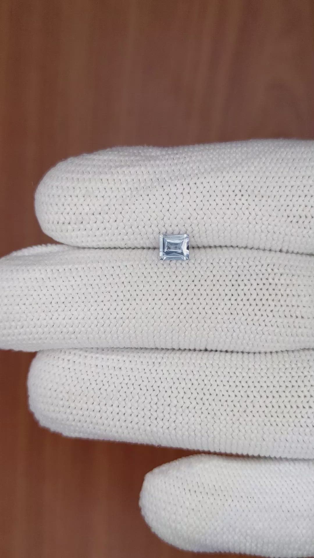 0.39 Ct. Blue Sapphire from Ceylon (Sri Lanka) Size Video