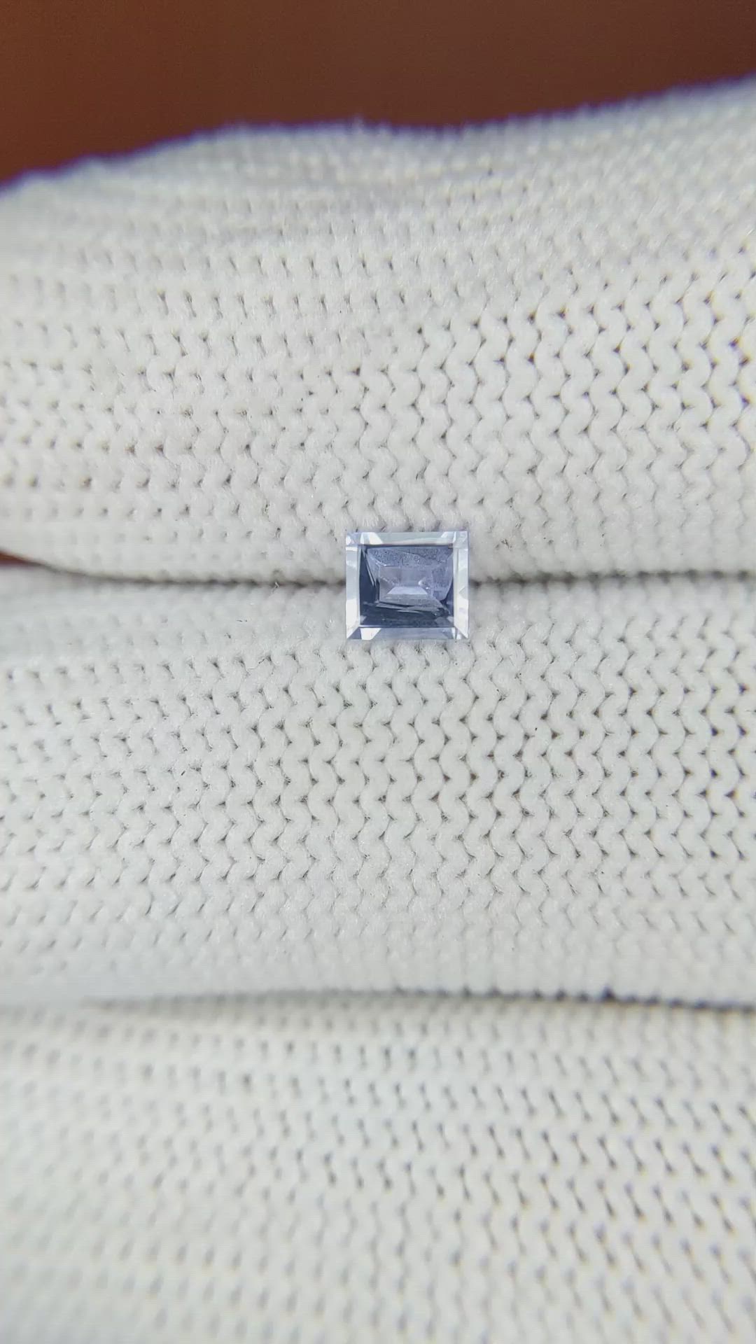 0.39 Ct. Blue Sapphire from Ceylon (Sri Lanka) Size Video