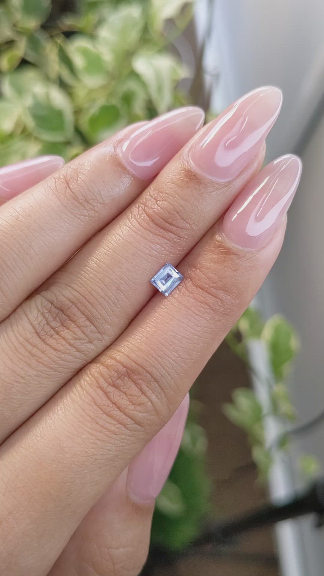 0.39 Ct. Blue Sapphire from Ceylon (Sri Lanka) Size Video