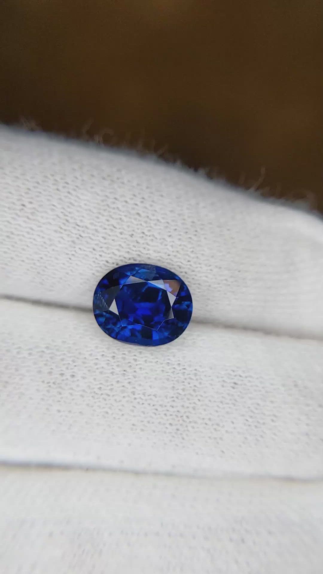 3.12 Ct. Blue Sapphire from Burma (Myanmar) Size Video
