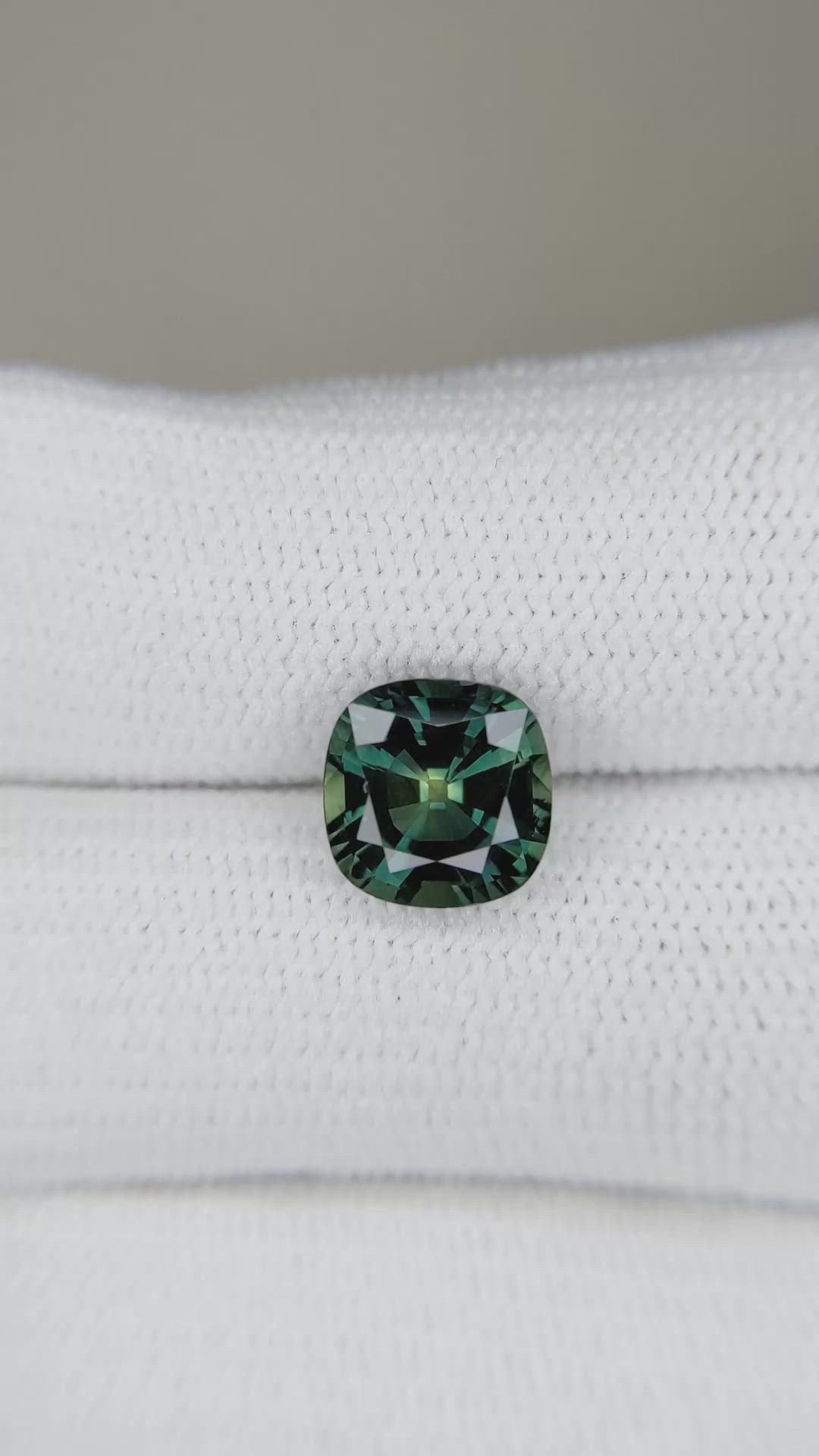 2.47 Ct. Bluish Green Sapphire from Ceylon (Sri Lanka) Size Video