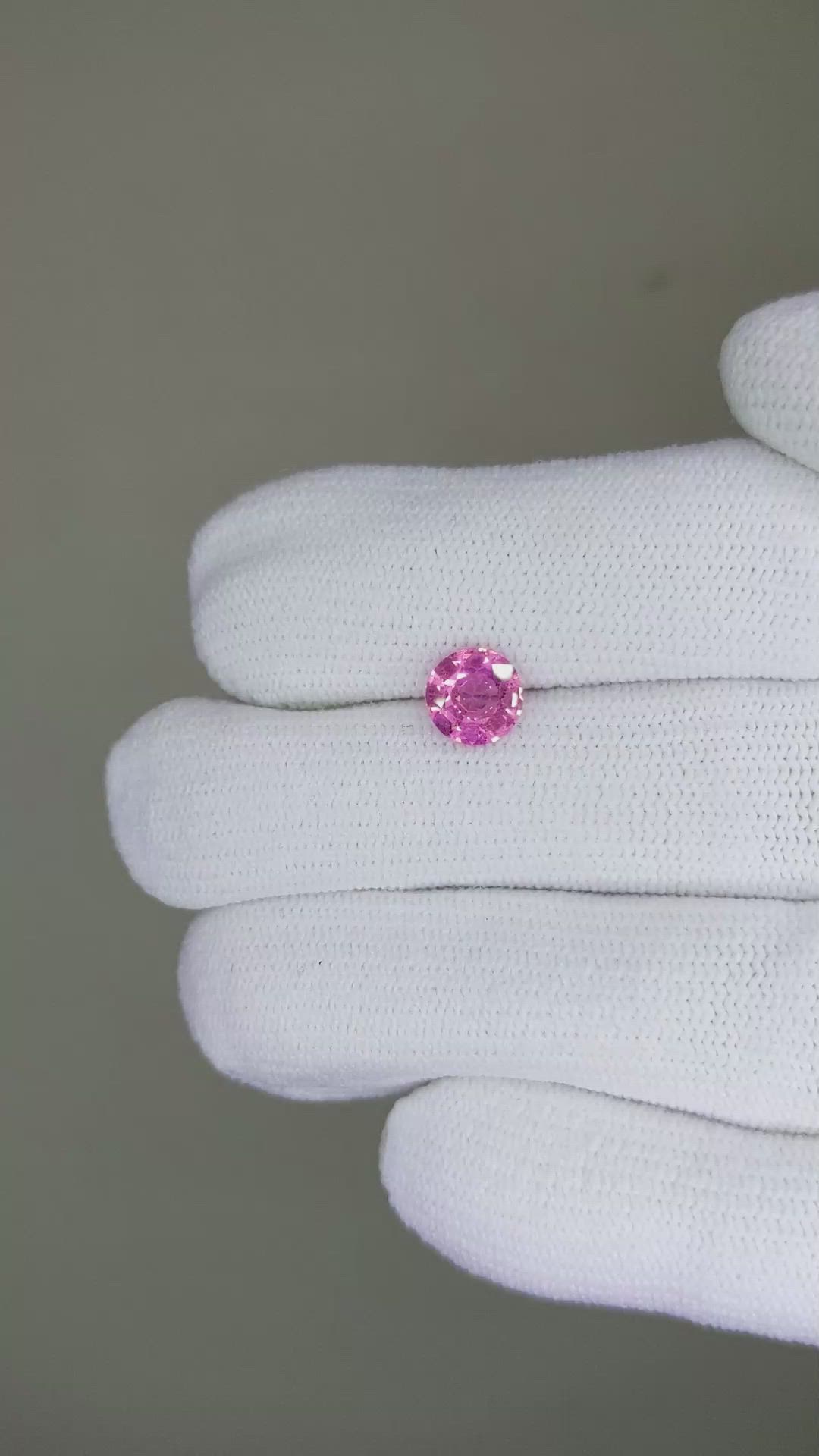 1.13 Ct. Pink Sapphire from Ceylon (Sri Lanka) Size Video