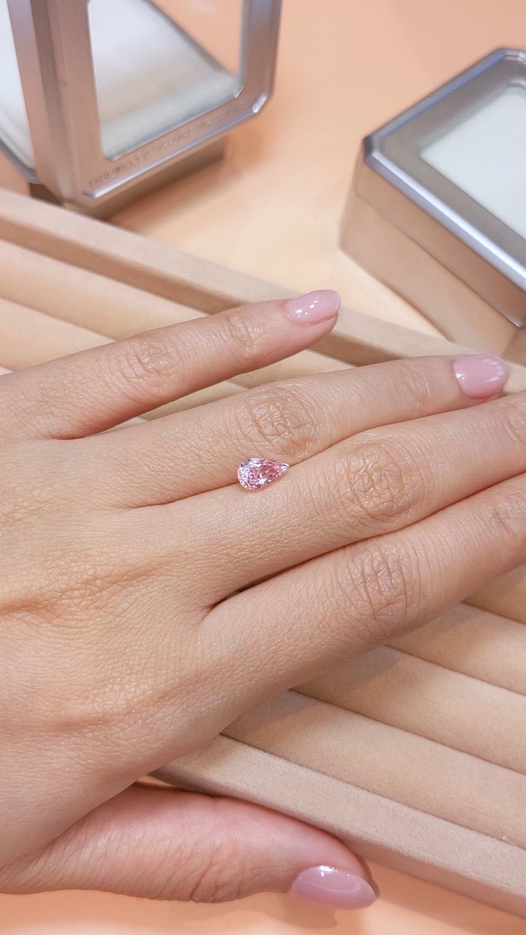 1.45 Ct. Pink Sapphire from Ceylon (Sri Lanka) Size Video