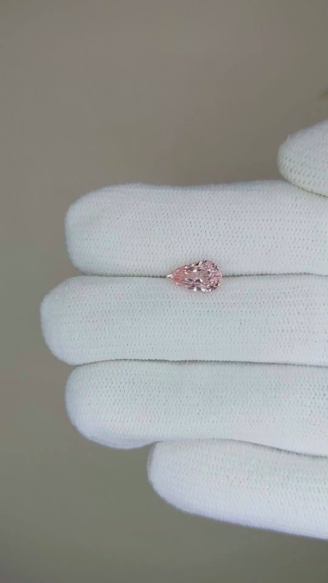 1.45 Ct. Pink Sapphire from Ceylon (Sri Lanka) Size Video