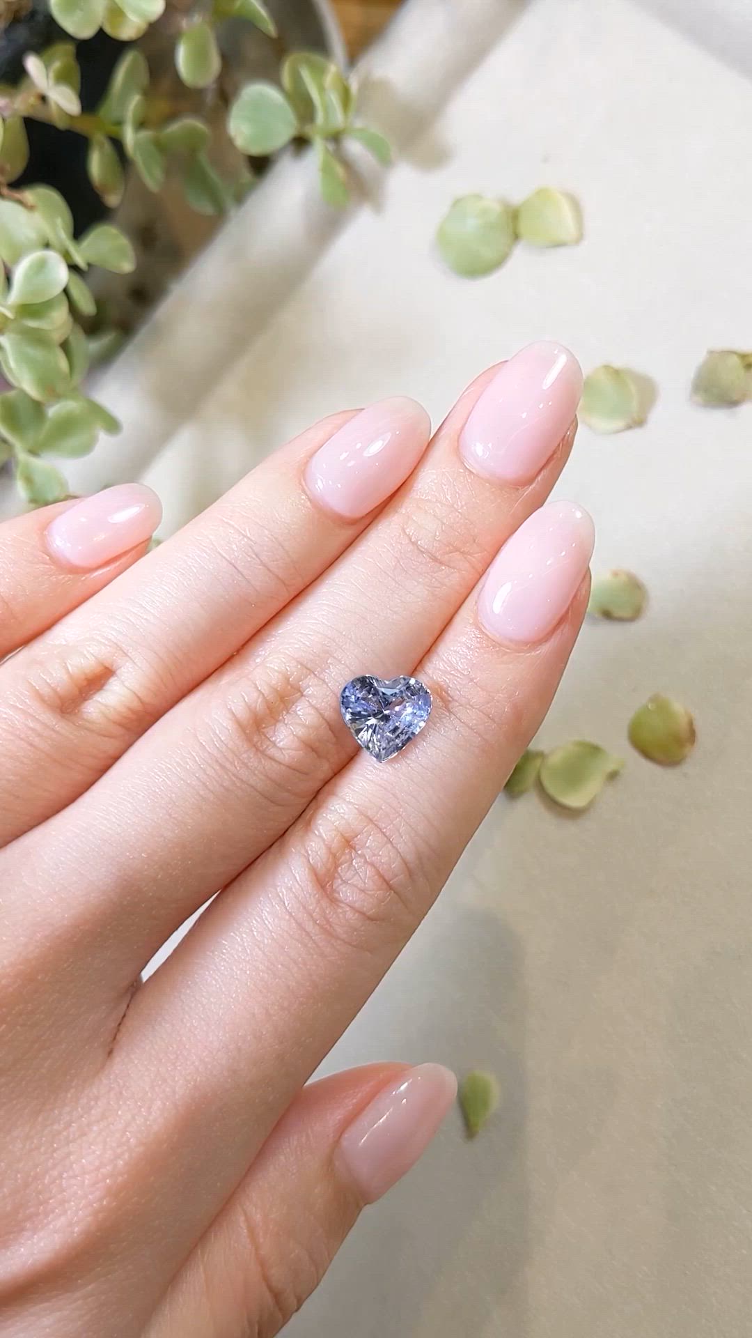3.66 Ct. Blue Sapphire from Ceylon (Sri Lanka) Size Video