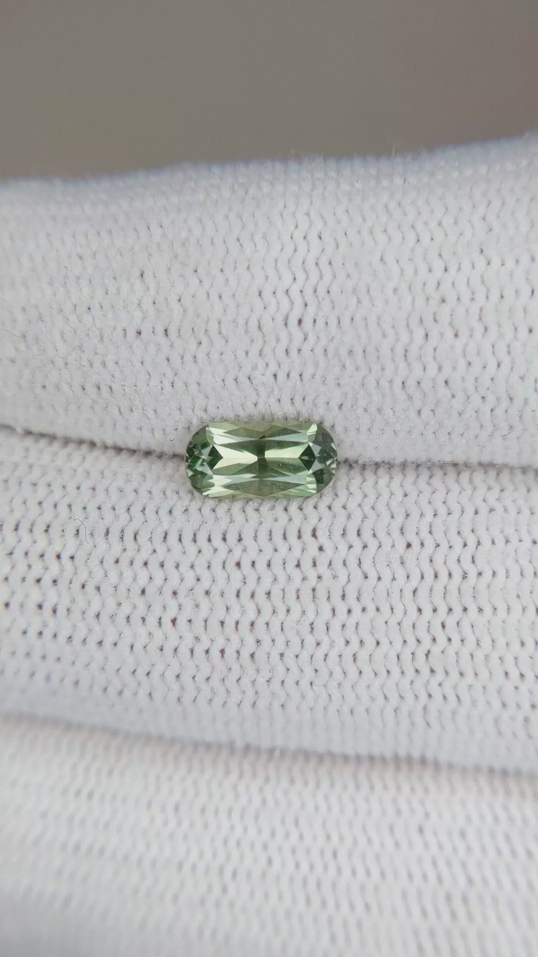 1.10 Ct. Green Sapphire from Montana Size Video