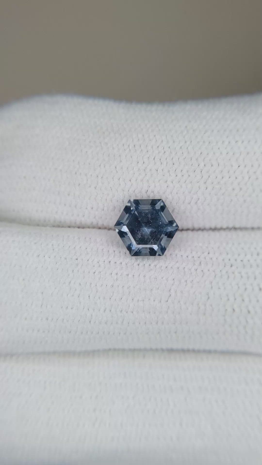 1.35 Ct. Purplish Blue Sapphire from Montana Size Video