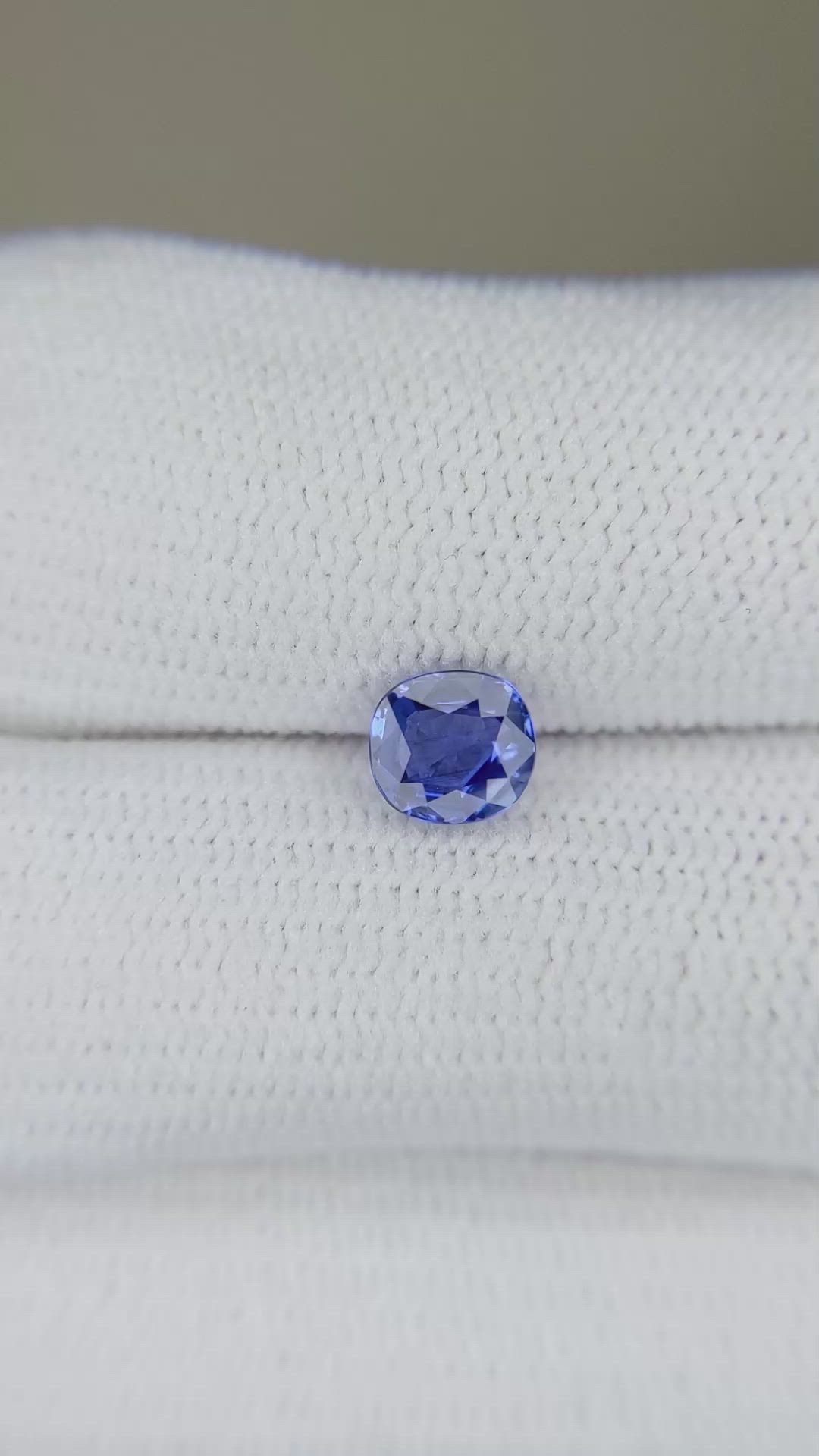 0.67 Ct. Blue Sapphire from Ceylon (Sri Lanka) Size Video