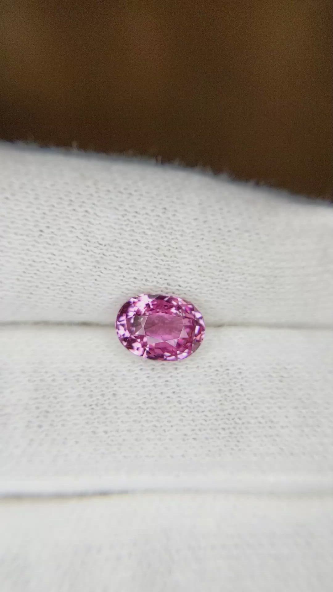 2.00 Ct. Pink Sapphire from Madagascar Size Video